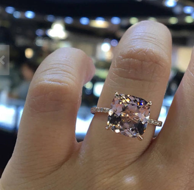 Utimtree Trendy Hot Sale Heart Shape Ajustable Rings For Women Girls Jewelry Valentine's Bague Bijoux Party Finger Ring