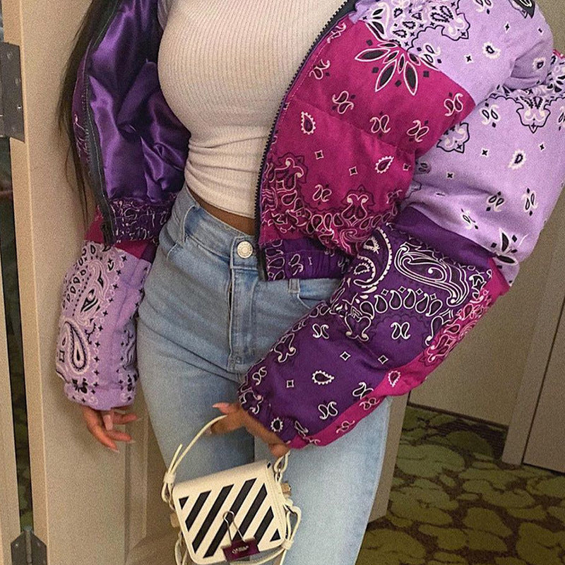 Casual all-match bread cotton jacket women